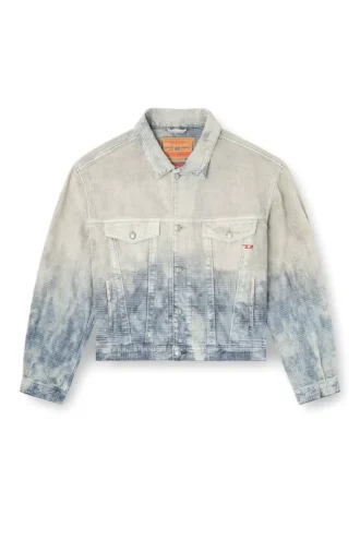 d-ranger Jachetă trucker din denim jacquard Prince of Wales