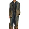 d-reg-s Blazer din denim fluid, în nuanțe degradate d-reg-s Blazer din denim fluid, în nuanțe degradate