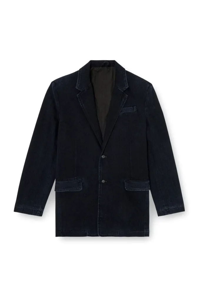 d-reger-d Blazer din denim ușor tratat d-reger-d Blazer din denim ușor tratat