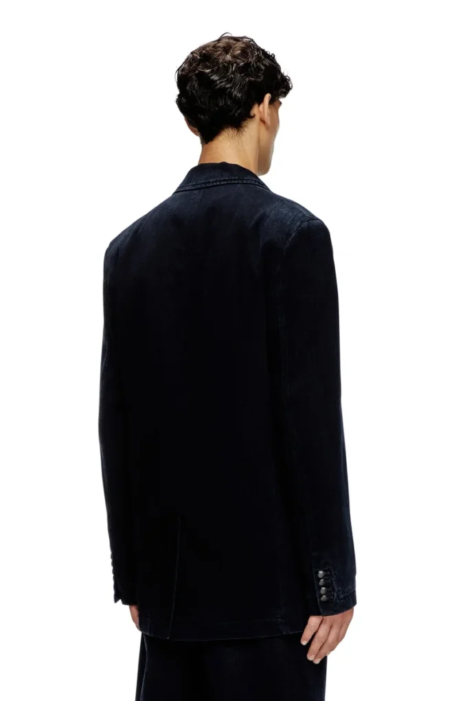 d-reger-d Blazer din denim ușor tratat d-reger-d Blazer din denim ușor tratat