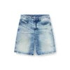 d-rixford-s Pantaloni scurți din denim cu imprimeu cu versuri d-rixford-s Pantaloni scurți din denim cu imprimeu cu versuri