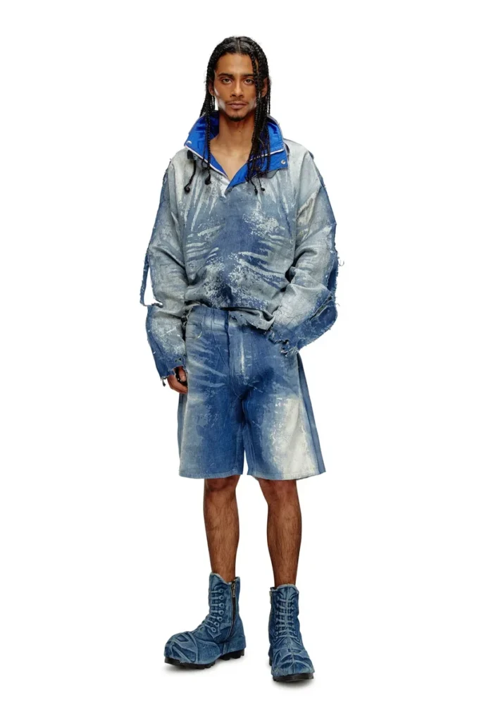 d-shorty-fse Pantaloni scurți din denim peel-off d-shorty-fse Pantaloni scurți din denim peel-off