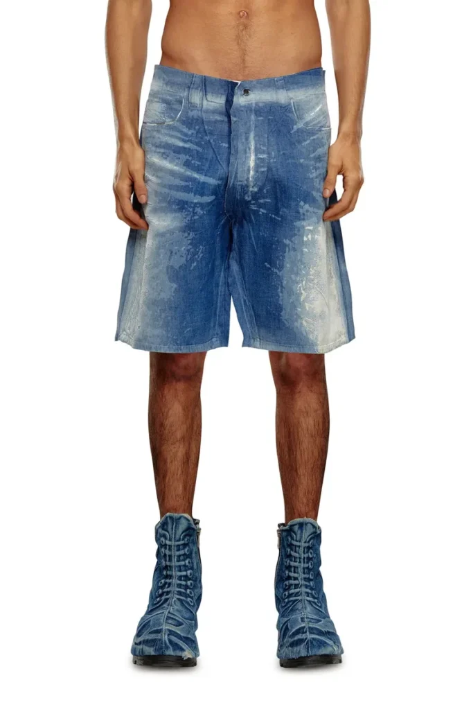 d-shorty-fse Pantaloni scurți din denim peel-off d-shorty-fse Pantaloni scurți din denim peel-off