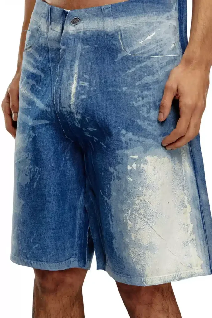 d-shorty-fse Pantaloni scurți din denim peel-off d-shorty-fse Pantaloni scurți din denim peel-off