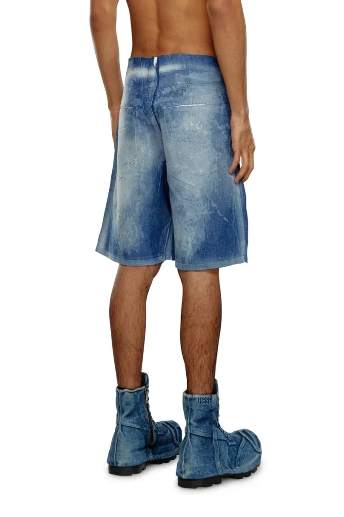 d-shorty-fse Pantaloni scurți din denim peel-off d-shorty-fse Pantaloni scurți din denim peel-off