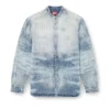d-simp-fsh Cămașă din denim cu aspect uzat, model fagure d-simp-fsh Cămașă din denim cu aspect uzat, model fagure