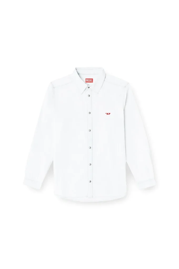 d-simply Cămașă din denim cu efect decolorat d-simply Cămașă din denim cu efect decolorat