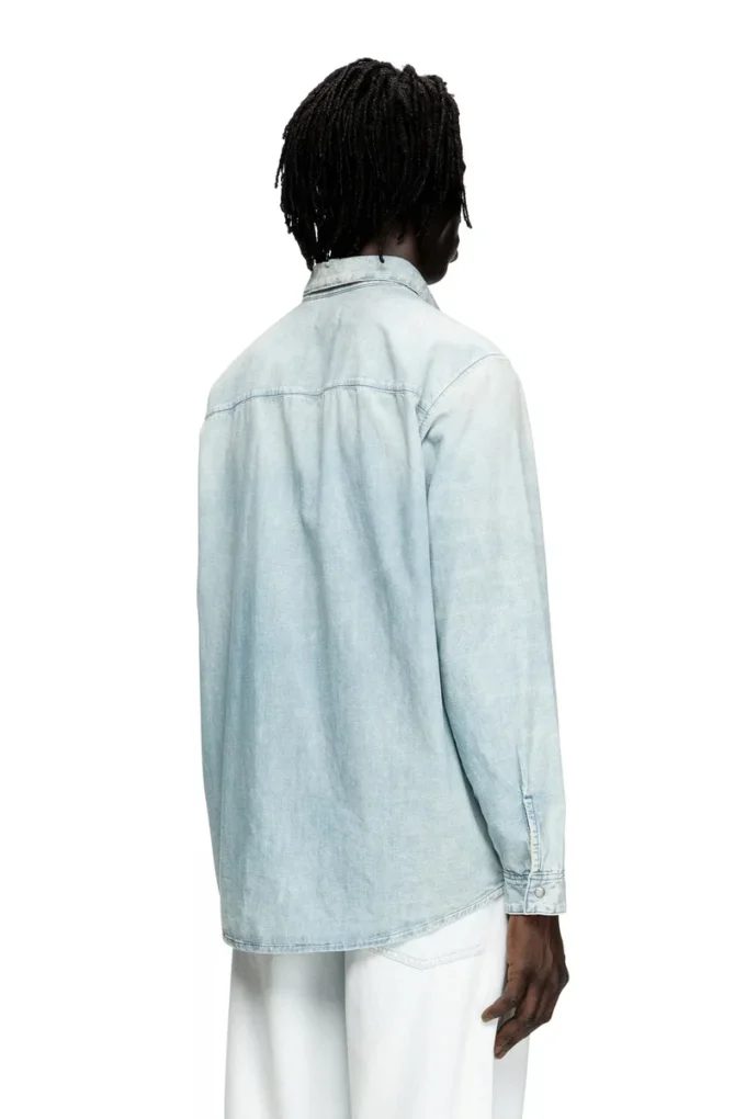 d-simply Cămașă din denim cu efect decolorat d-simply Cămașă din denim cu efect decolorat