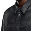 d-simply-fse Cămașă din denim cu finisaj craquelé d-simply-fse Cămașă din denim cu finisaj craquelé