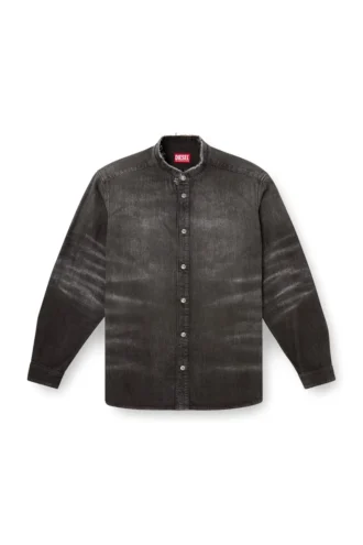 d-simply-fsh Cămașă din denim distresat cu model fagure