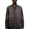 d-simply-fsh Cămașă din denim distresat cu model fagure d-simply-fsh Cămașă din denim distresat cu model fagure
