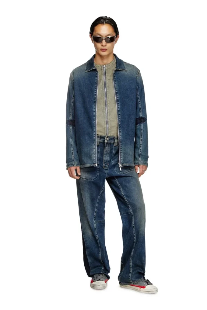 d-simply-re Cămașă cu fermoar din denim Rehab d-simply-re Cămașă cu fermoar din denim Rehab
