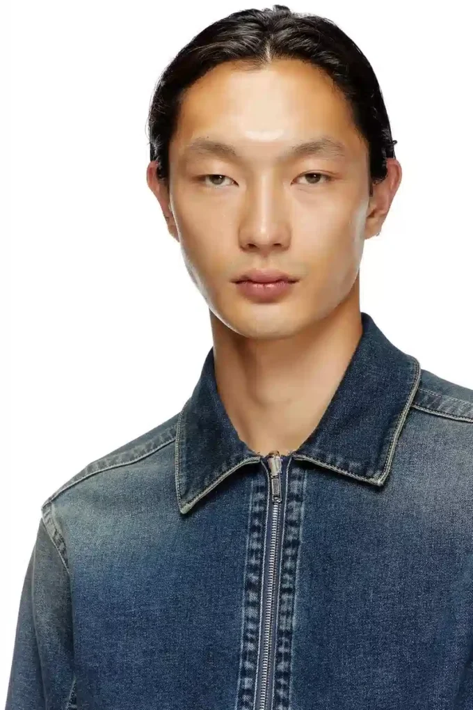 d-simply-re Cămașă cu fermoar din denim Rehab d-simply-re Cămașă cu fermoar din denim Rehab