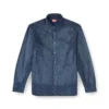 d-simply-s13 Cămașă din denim fluid Prince of Wales