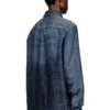 d-simply-s13 Cămașă din denim fluid Prince of Wales