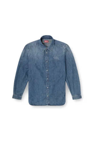 d-simply-s15 Cămașă din denim cu broderie pe spate