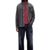 d-simply-s15 Cămașă din denim cu emblemă brodată