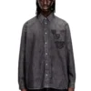 d-simply-s15 Cămașă din denim cu emblemă brodată
