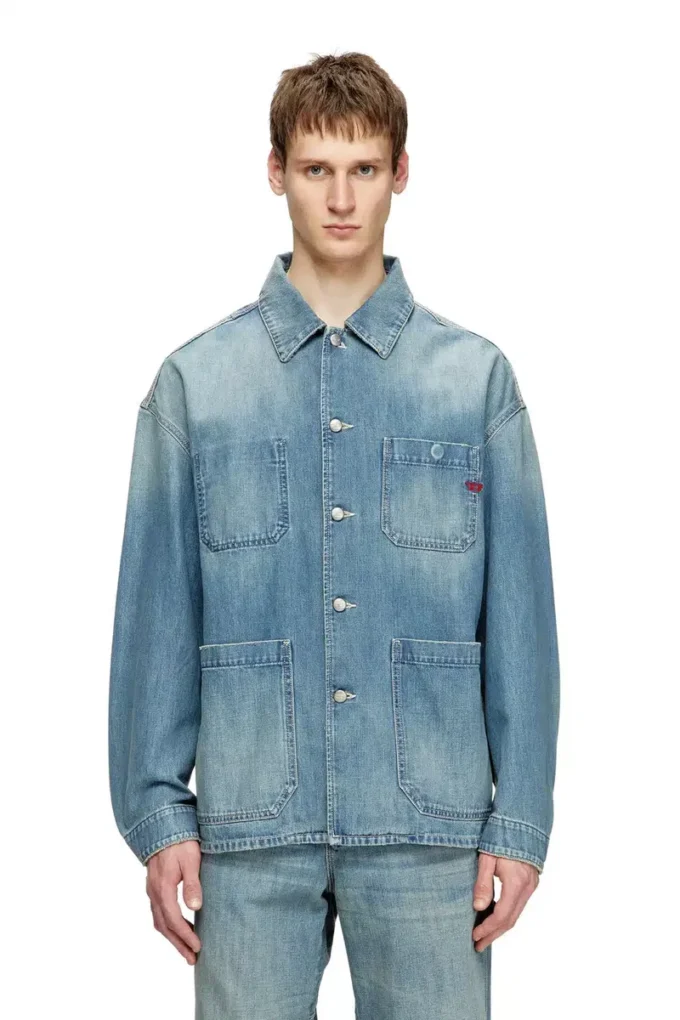d-stack-u Jachetă din denim în stil utilitar d-stack-u Jachetă din denim în stil utilitar