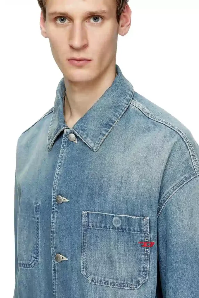d-stack-u Jachetă din denim în stil utilitar d-stack-u Jachetă din denim în stil utilitar