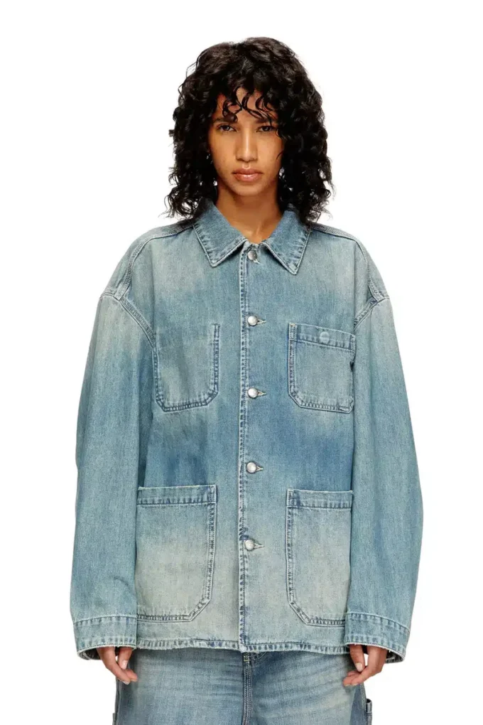 d-stack-u Jachetă din denim în stil utilitar d-stack-u Jachetă din denim în stil utilitar