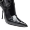 d-ten&half hb Cizme D-Ten&Half-Glossy până la genunchi, cu toc curbat