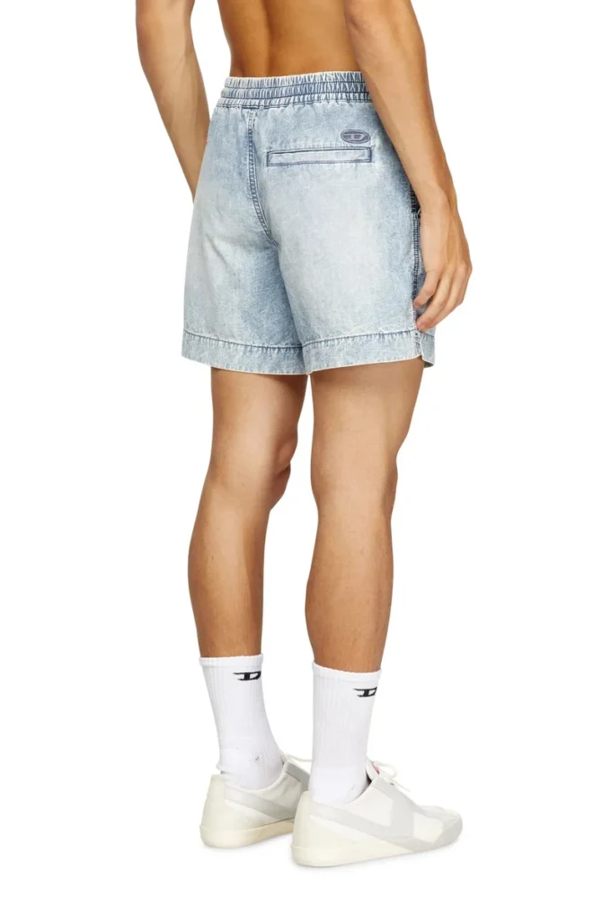d-tenni-s Pantaloni scurți din denim marmorat d-tenni-s Pantaloni scurți din denim marmorat