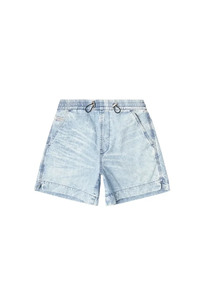 d-tenni-s Pantaloni scurți din denim marmorat d-tenni-s Pantaloni scurți din denim marmorat