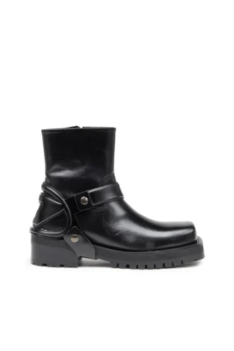 d-texan ch Cizme D-Texan-Harness din piele lustruită