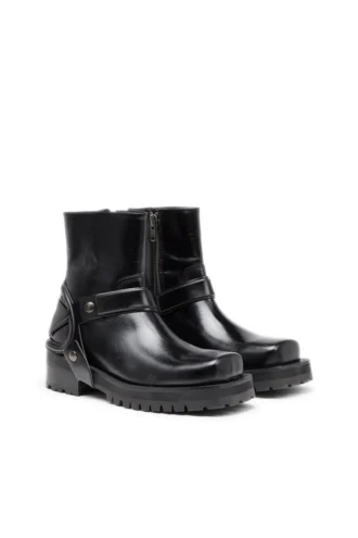 d-texan ch Cizme D-Texan-Harness din piele lustruită