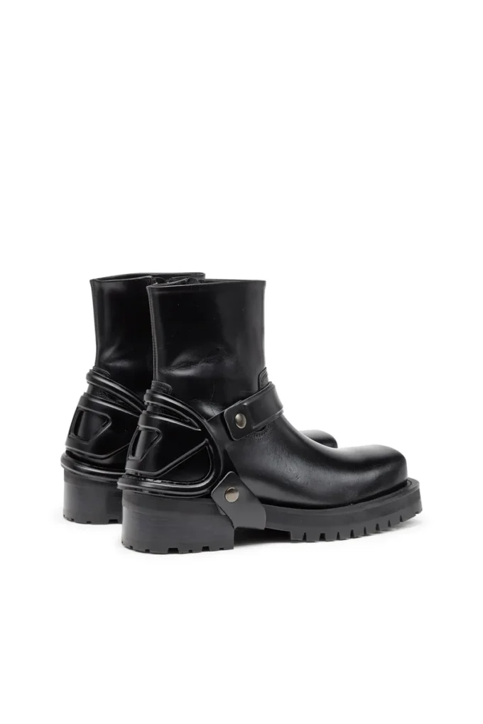 d-texan ch Cizme D-Texan-Harness din piele lustruită