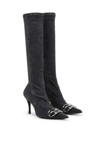 d-venus kb d Cizme D-Venus peste genunchi din denim elastic