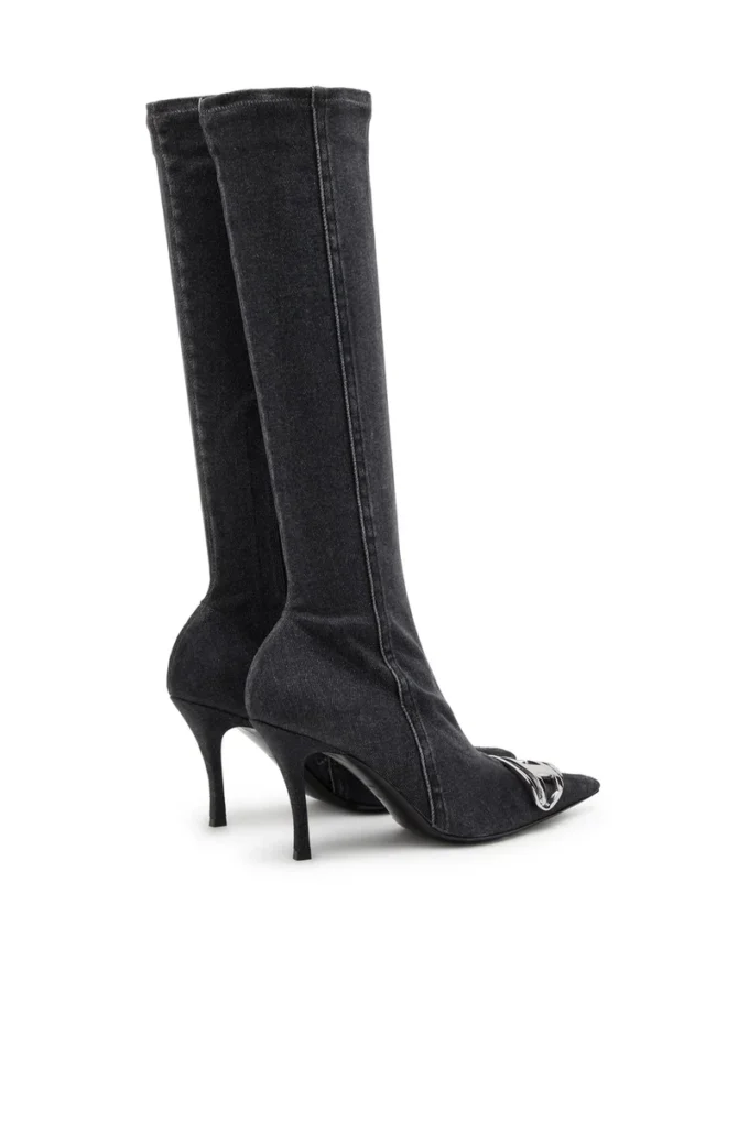d-venus kb d Cizme D-Venus peste genunchi din denim elastic