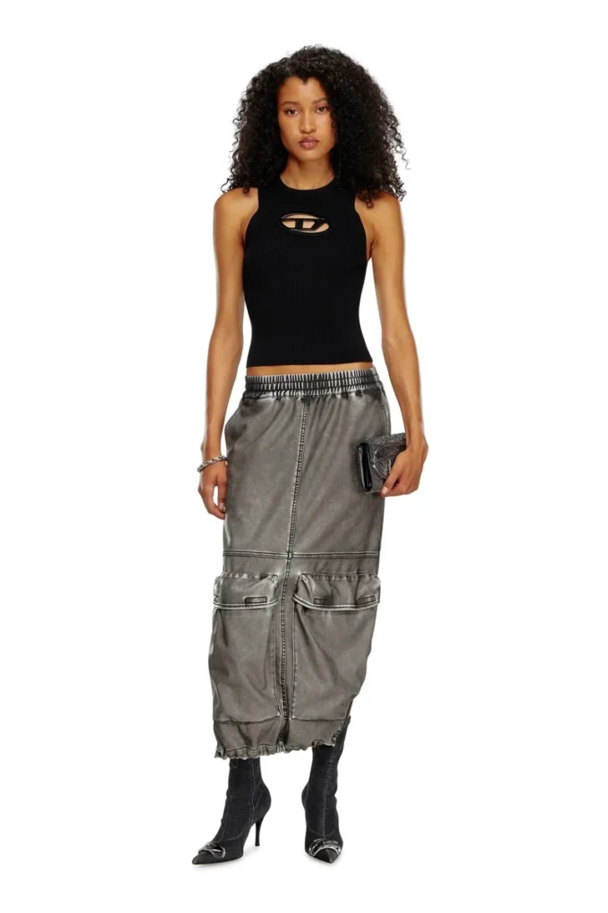 d-venus kb d Cizme D-Venus peste genunchi din denim elastic