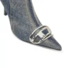 d-venus kb d D-Venus – Cizme din denim cu placă cu logo