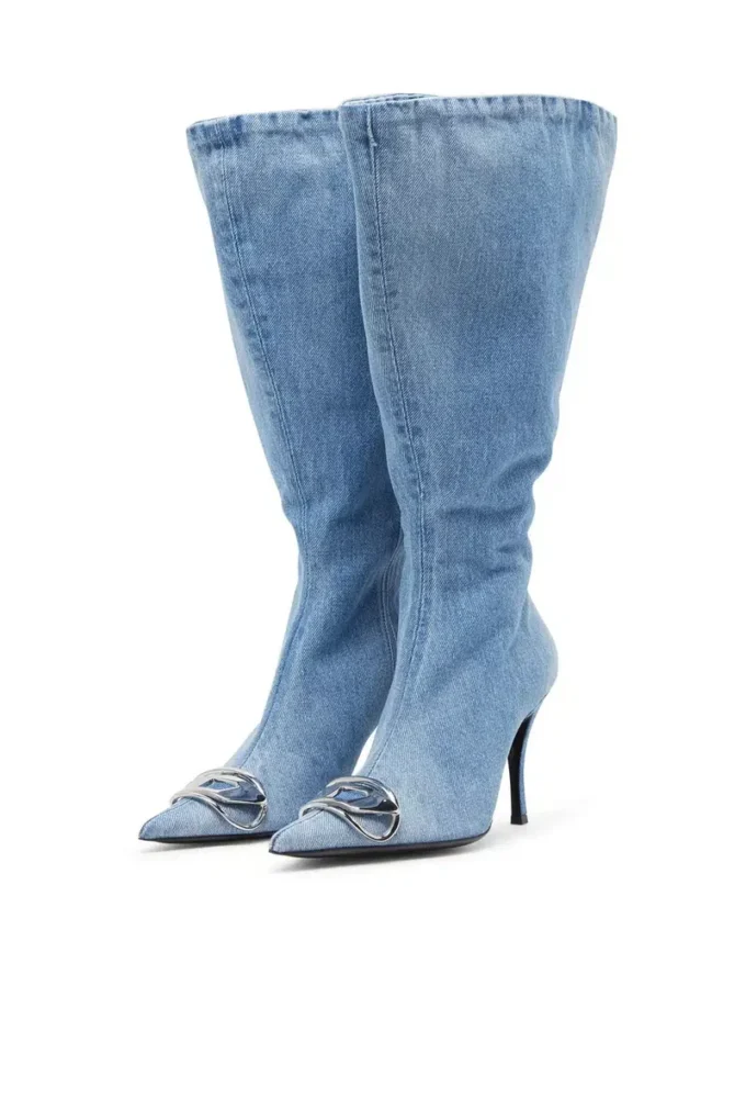 d-venus kb large Cizme D-Venus-Wide până la genunchi din denim d-venus kb large Cizme D-Venus-Wide până la genunchi din denim