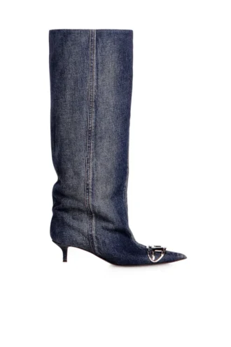 d-venus kb slouchy Cizme D-Venus-Slouchy până la genunchi din denim