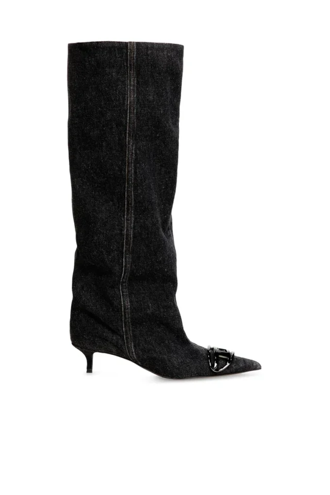 d-venus kb slouchy Cizme D-Venus-Slouchy până la genunchi din denim
