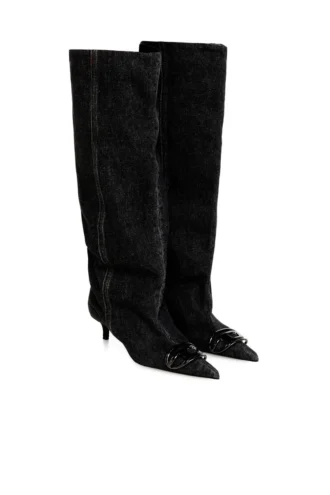 d-venus kb slouchy Cizme D-Venus-Slouchy până la genunchi din denim