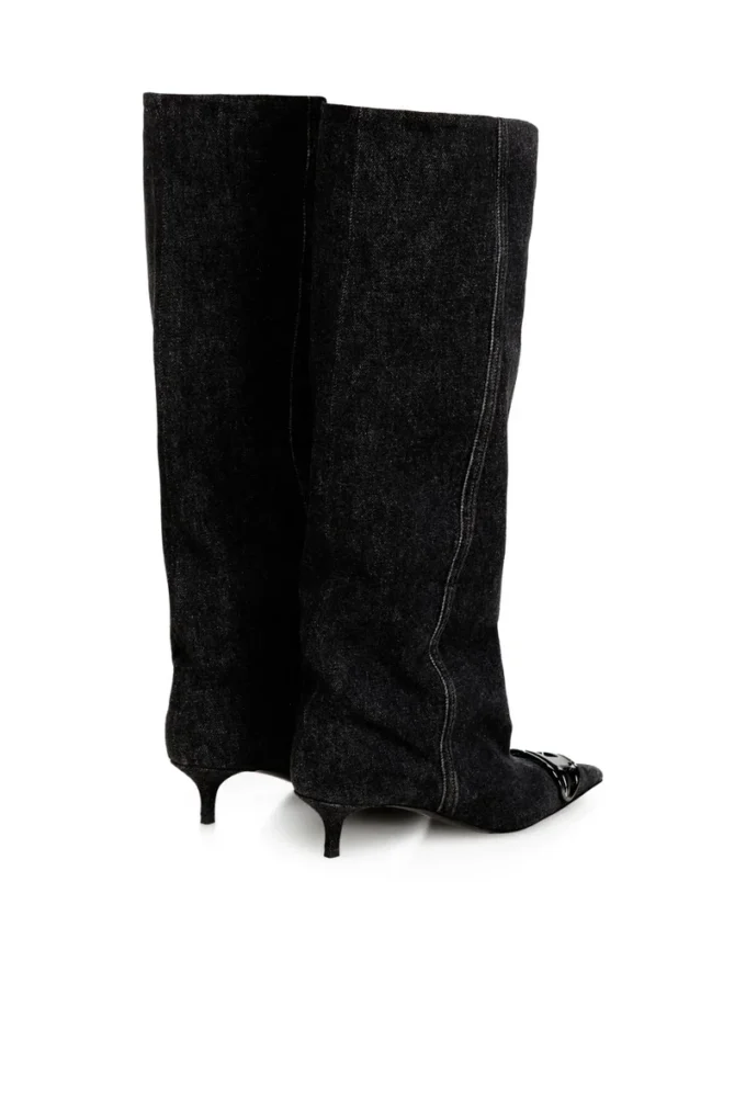 d-venus kb slouchy Cizme D-Venus-Slouchy până la genunchi din denim