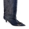 d-venus kb slouchy Cizme D-Venus-Slouchy până la genunchi din denim