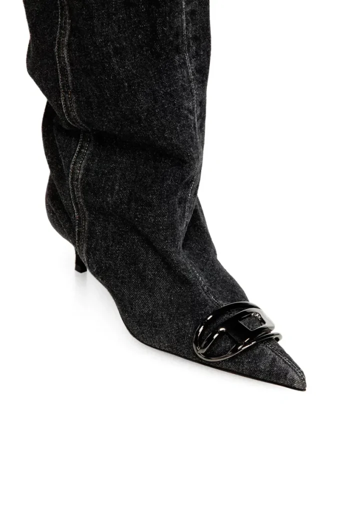 d-venus kb slouchy Cizme D-Venus-Slouchy până la genunchi din denim