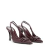 d-venus sb Pantofi cu baretă D-Venus-Burgundy din piele nappa d-venus sb Pantofi cu baretă D-Venus-Burgundy din piele nappa