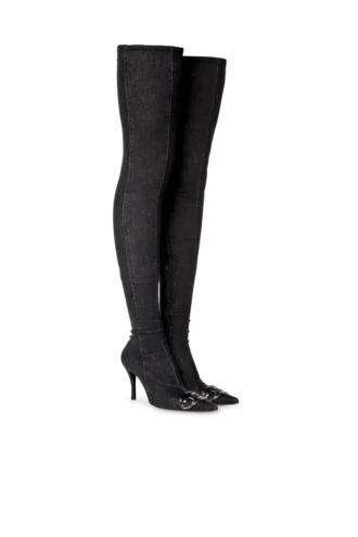 d-venus tbt d Cizme D-Venus Tbt D – Cizme peste genunchi din denim elastic
