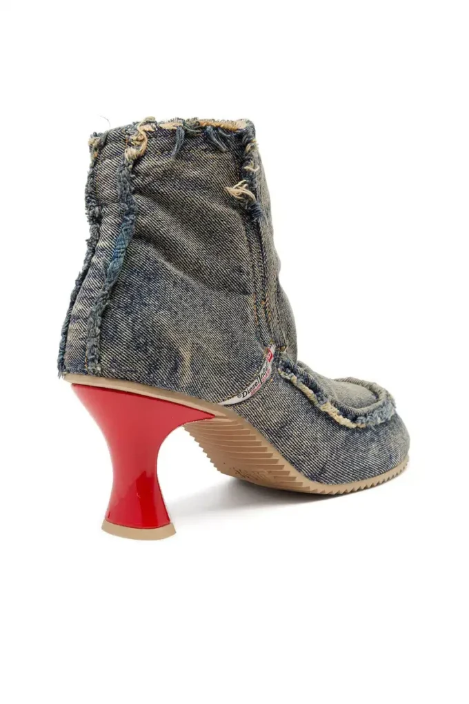 d-woodstock heel ab D-Woodstock – Cizme din denim cu toc d-woodstock heel ab D-Woodstock – Cizme din denim cu toc