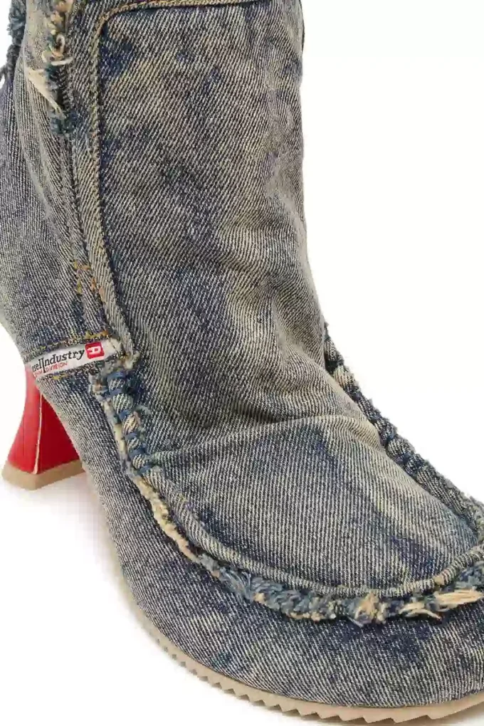 d-woodstock heel ab D-Woodstock – Cizme din denim cu toc d-woodstock heel ab D-Woodstock – Cizme din denim cu toc