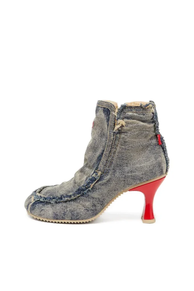 d-woodstock heel ab D-Woodstock – Cizme din denim cu toc d-woodstock heel ab D-Woodstock – Cizme din denim cu toc