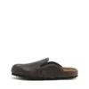 d-woodstock slip-on D-Woodstock-Clogs din piele de căprioară cu efect craquelé d-woodstock slip-on D-Woodstock-Clogs din piele de căprioară cu efect craquelé