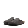 d-woodstock slip-on D-Woodstock-Clogs din piele de căprioară cu efect craquelé d-woodstock slip-on D-Woodstock-Clogs din piele de căprioară cu efect craquelé