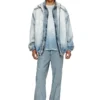 d-wynny jogg Jachetă cu glugă din denim JoggJeans cu efect de decolorare imprimat d-wynny jogg Jachetă cu glugă din denim JoggJeans cu efect de decolorare imprimat
